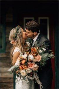 Copper Burnt Orange Bohemian Wedding Bouquets Oh The Wedding Day