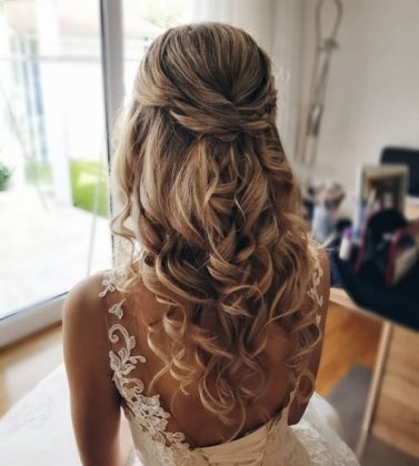 Top 20 Half Up Half Down Wedding Hairstyles - Oh The Wedding Day