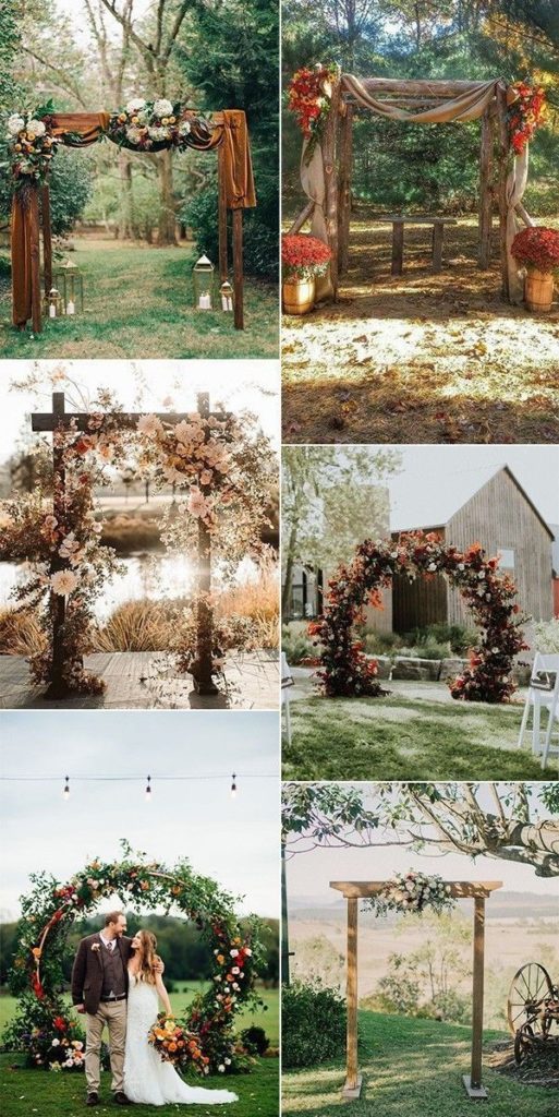 30 + Outdoor Fall Wedding Arches & Backdrops - Page 2 of 2 - Oh The ...