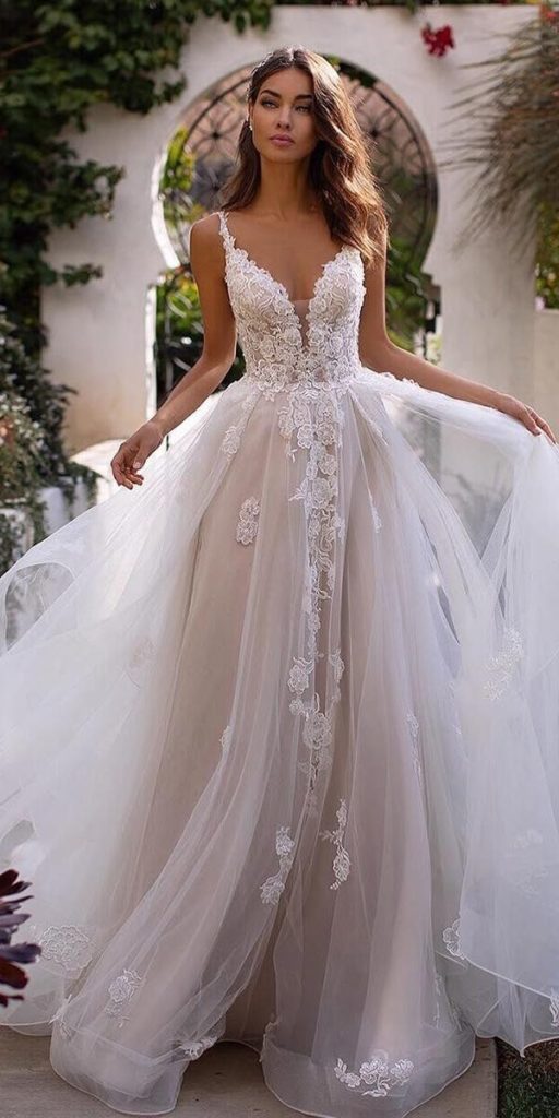 30 + A-Line Wedding Dresses 2024 - Oh The Wedding Day