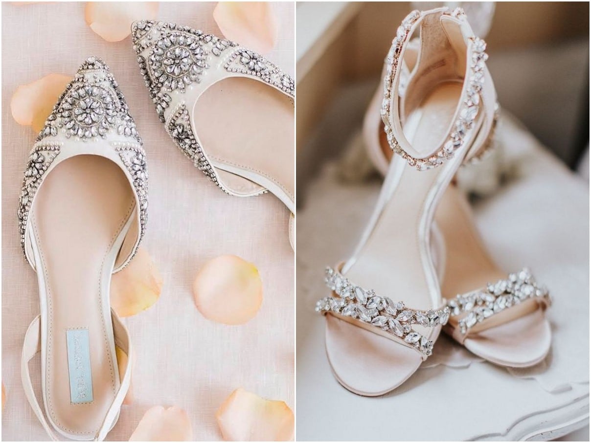 comfortable bridal sandals