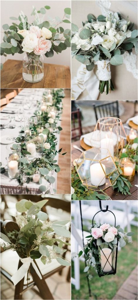 20 Budget-friendly Eucalyptus Wedding Decor Ideas - Oh The Wedding Day