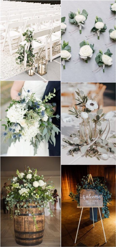 20 Budget-friendly Eucalyptus Wedding Decor Ideas - Oh The Wedding Day