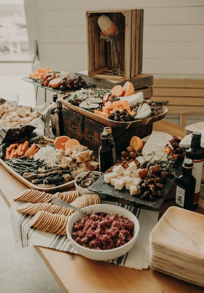 30 Delicious Wedding Charcuterie Table Food Ideas Oh The Wedding Day